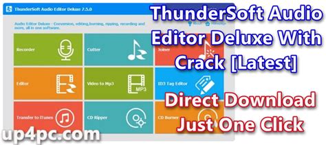 ThunderSoft Audio Editor Deluxe 7.6.0 With Crack Download 